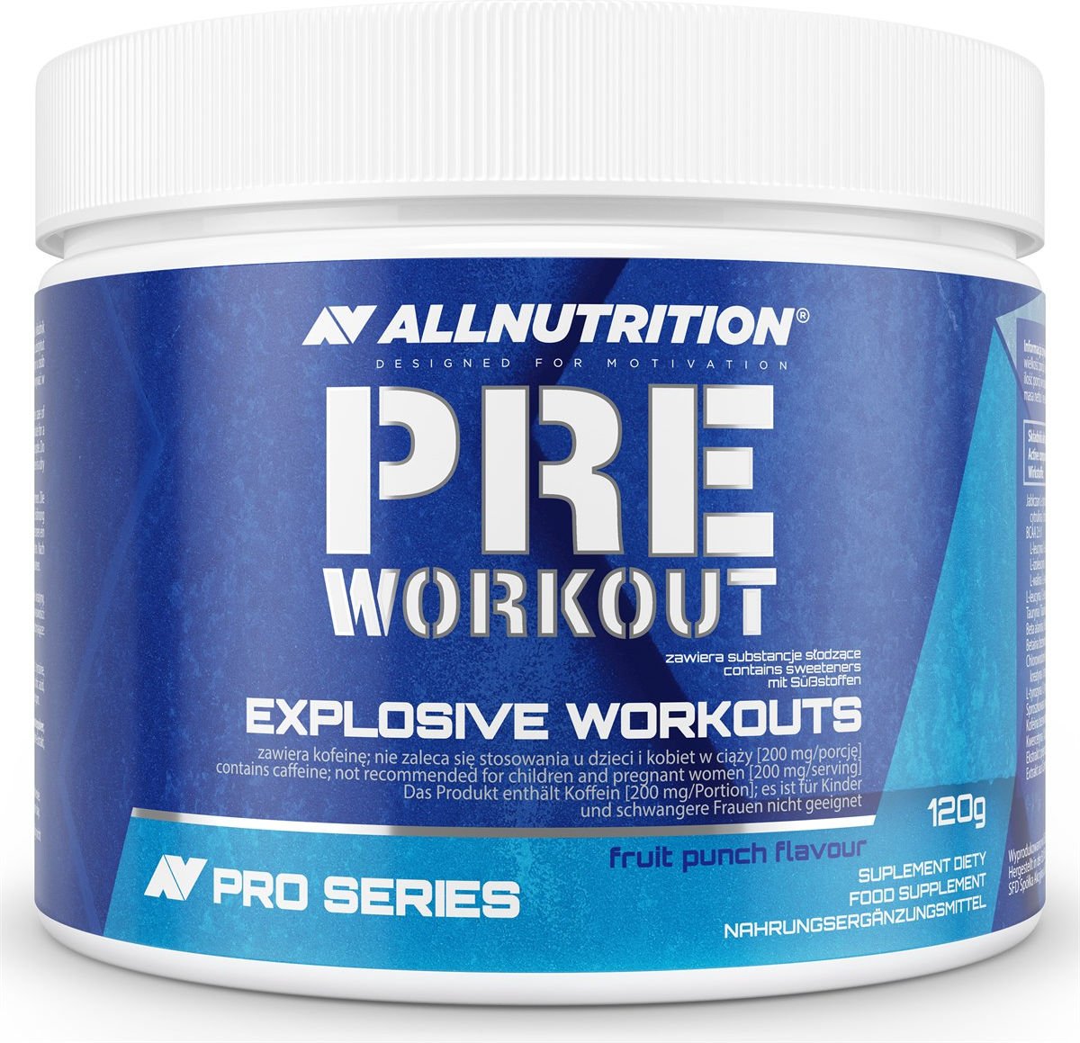 ALL NUTRITION PRE WORKOUT -120 G -Fruit Punch Flavour