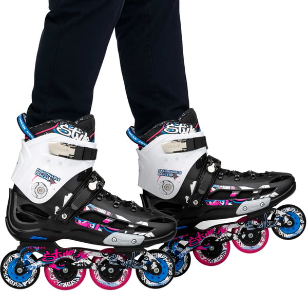 Rolki slalomowe Dancer SK509 Xride - black/white/blue