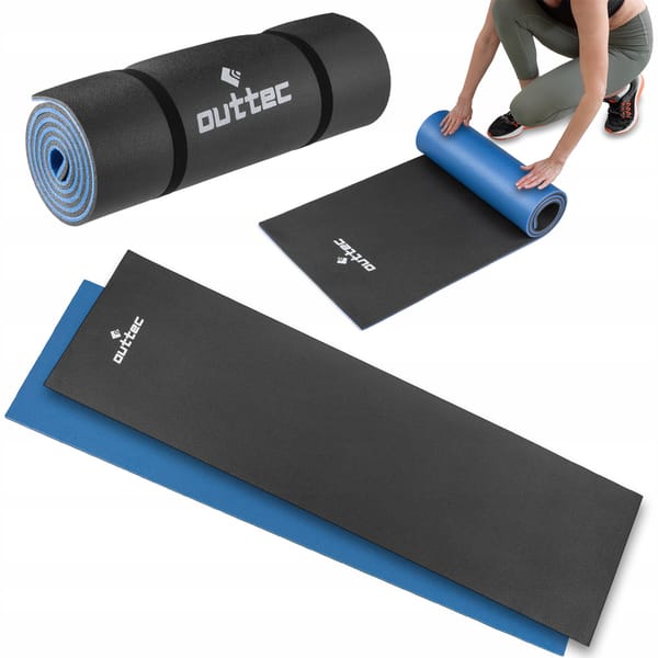 Karimata 2-warstwowa XPE 180x50x1cm Outtec - blue/black