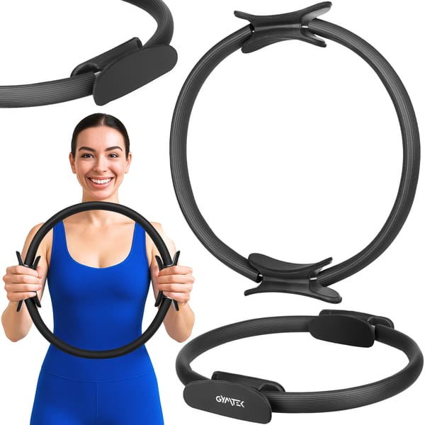 Obręcz do pilatesu, jogi Flow Gymtek - czarna