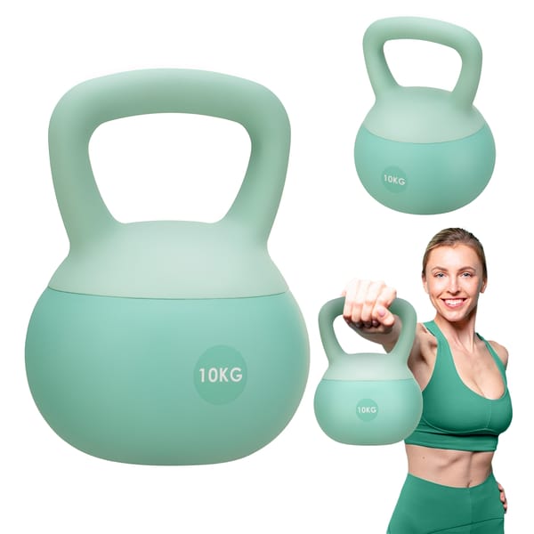 Miękki kettlebell FlexLift 10kg Gymtek WYPRZEDAŻ - 10kg mint
