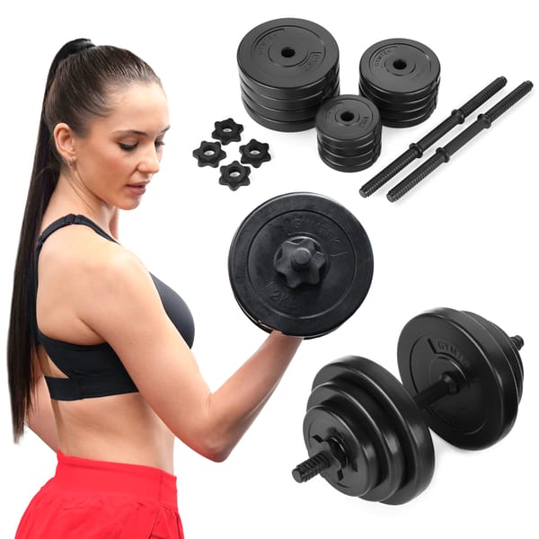Zestaw hantli kompozytowych Logo 2x10kg Gymtek