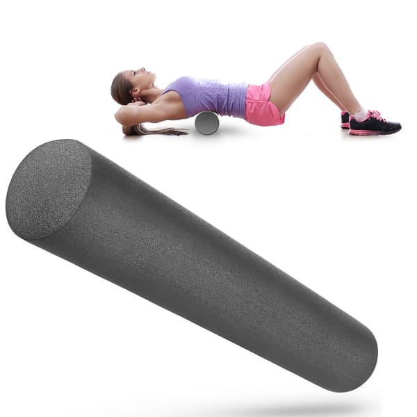 Wałek, roller do masażu EPE 90x15cm Gymtek - czarny