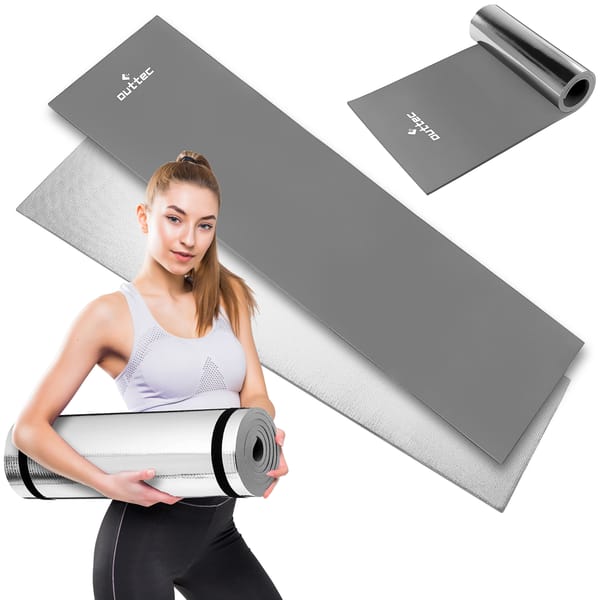 Karimata aluminiowa EVA 180x50x1cm Outtec - szara
