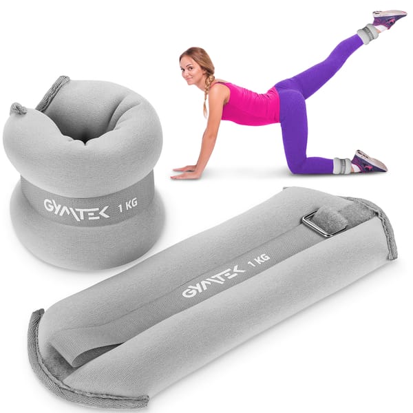 Obciążenia na ręce i nogi 2x1kg Gymtek