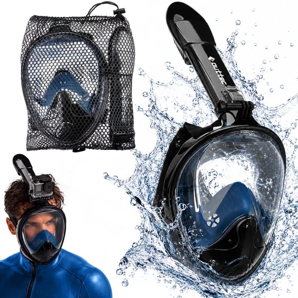 Maska do nurkowania z fajką AquaExplorer Outtec