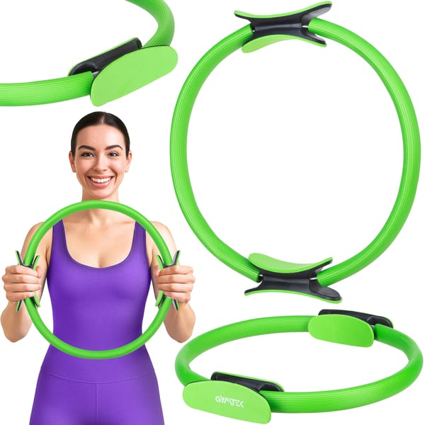 Obręcz do pilatesu, jogi Flow Gymtek - zielona