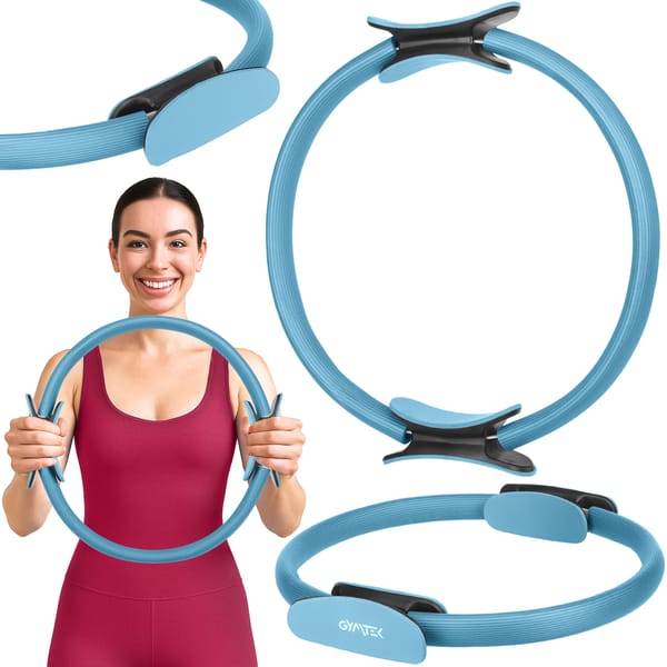 Obręcz do pilatesu, jogi Flow Gymtek - niebieska