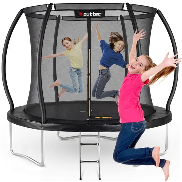 Trampolina Pumpkin 244cm 8ft Outtec - czarna