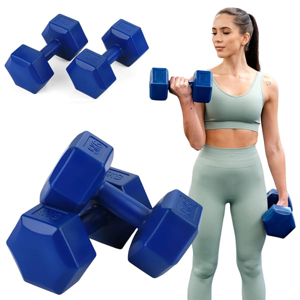 Zestaw hantli kompozytowych 2x5kg Gymtek