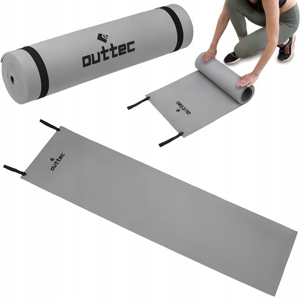 Karimata 1-warstwowa EVA 180x50x0,6cm Outtec - gray