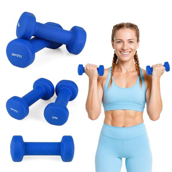 Hantle fitness neoprenowe 2x1,5kg Gymtek