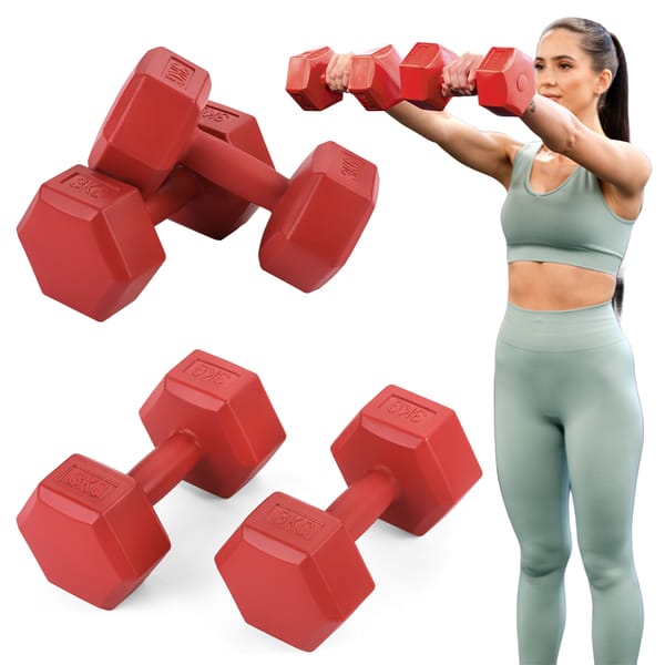 Zestaw hantli kompozytowych 2x3kg Gymtek