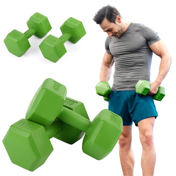 Zestaw hantli kompozytowych 2x4kg Gymtek