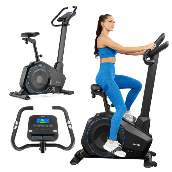 Rower elektromagnetyczny XB6000 Gymtek - niebieski