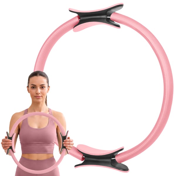 Obręcz do pilatesu, jogi Flow Gymtek - różowa