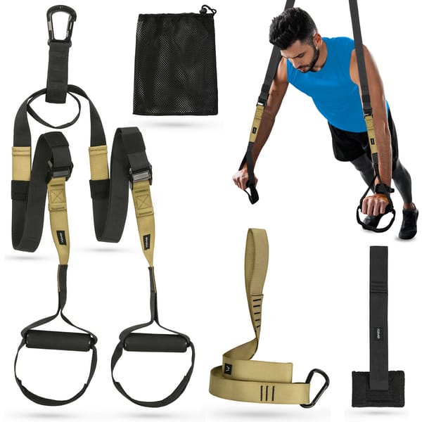 Zestaw taśm do ćwiczeń Pro Gymtek - khaki