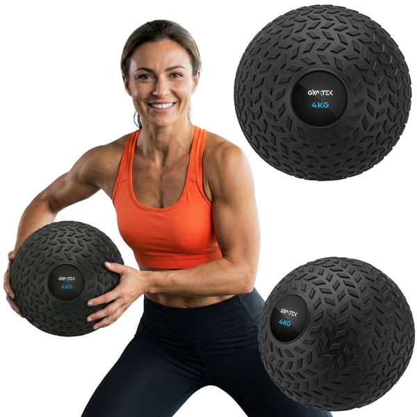 Piłka lekarska SlamBall Tire Black 4kg Gymtek