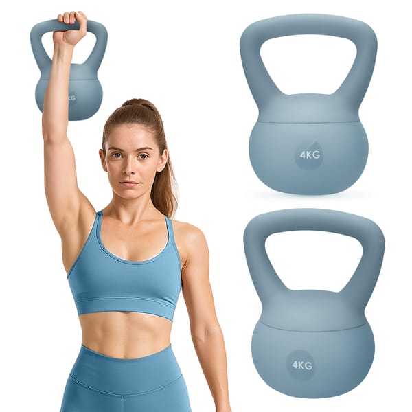 Miękki kettlebell FlexLift 4kg Gymtek - 4kg blue