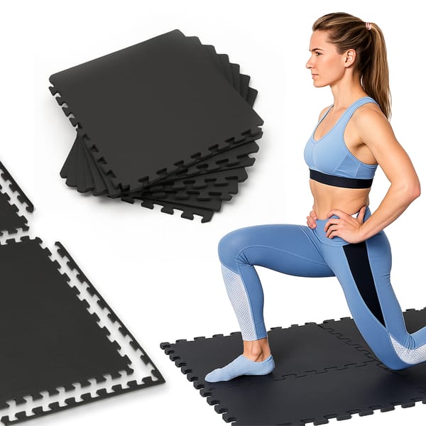Mata piankowa Puzzle pod sprzęt fitness 120x120x1cm 4szt. Gymtek