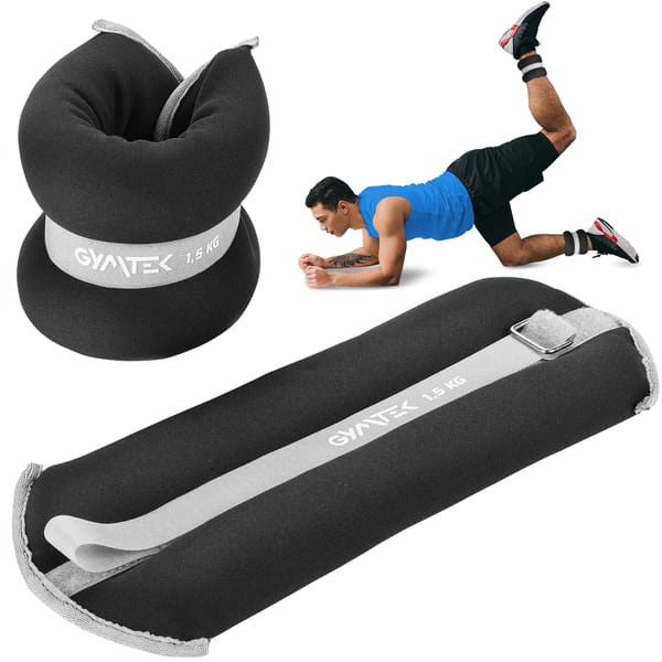 Obciążenia na ręce i nogi 2x1,5kg Gymtek