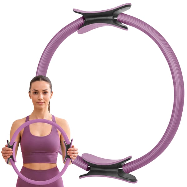 Obręcz do pilatesu, jogi Flow Gymtek - fioletowa