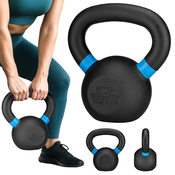 Kettlebell hantla Żeliwna 6kg Gymtek