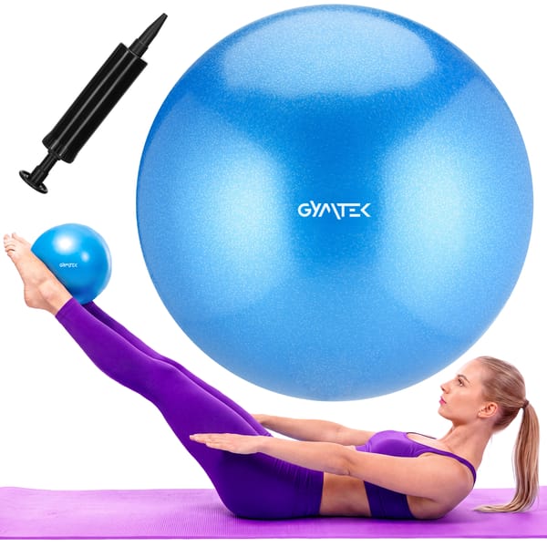 Piłka gimnastyczna, do pilatesu antiburst 23cm Gymtek - 23cm blue