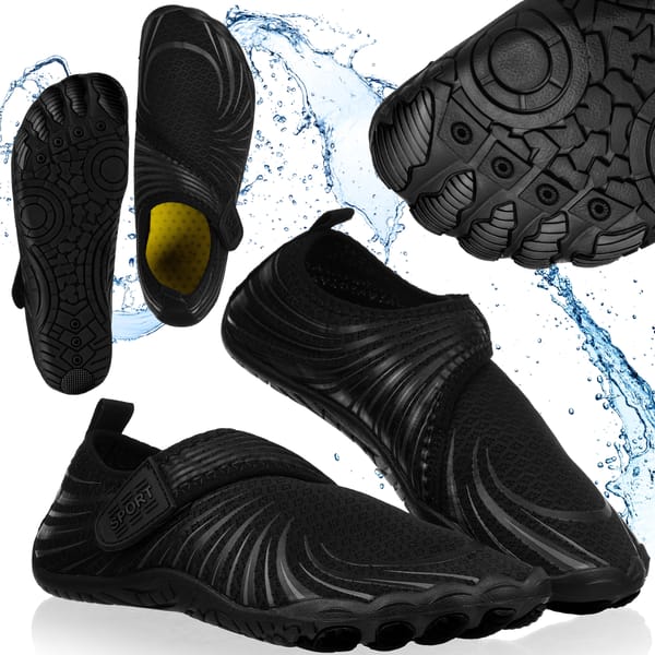 Buty do wody, na jeżowce HydroStep Outtec - czarny/szary
