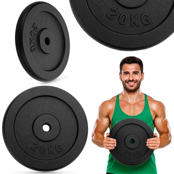 Obciążenie żeliwne 20kg 29mm Gymtek