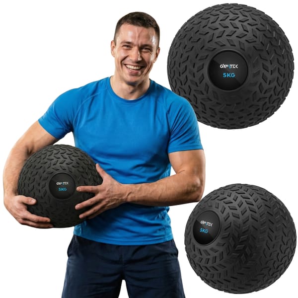 Piłka lekarska SlamBall Tire Black 5kg Gymtek