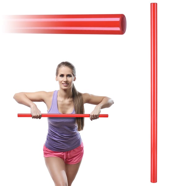 Laska gimnastyczna 120cm Gymtek - 120cm czerwona