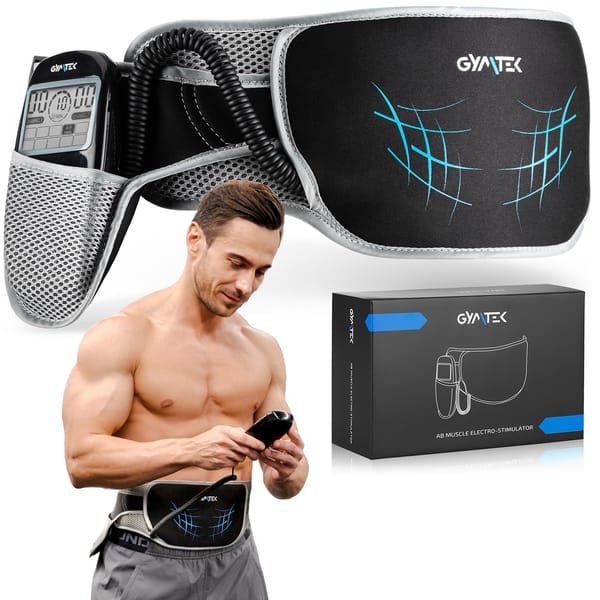 Elektrostymulator mięśni brzucha, pas EMS Gymtek