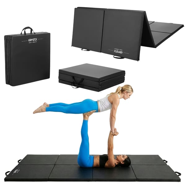 Materac gimnastyczny podwójny DuoFlex 240x120x4cm Gymtek WYPRZEDAŻ