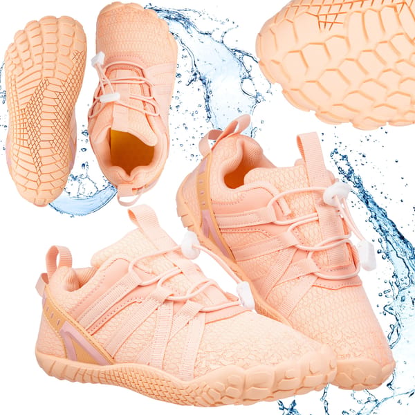 Buty do wody dla dzieci AquaTrek Junior Outtec - brzoskwiniowe