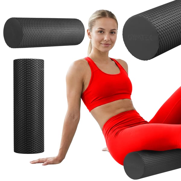 Wałek, roller do masażu EVA Flow 45cm Gymtek - black 45cm