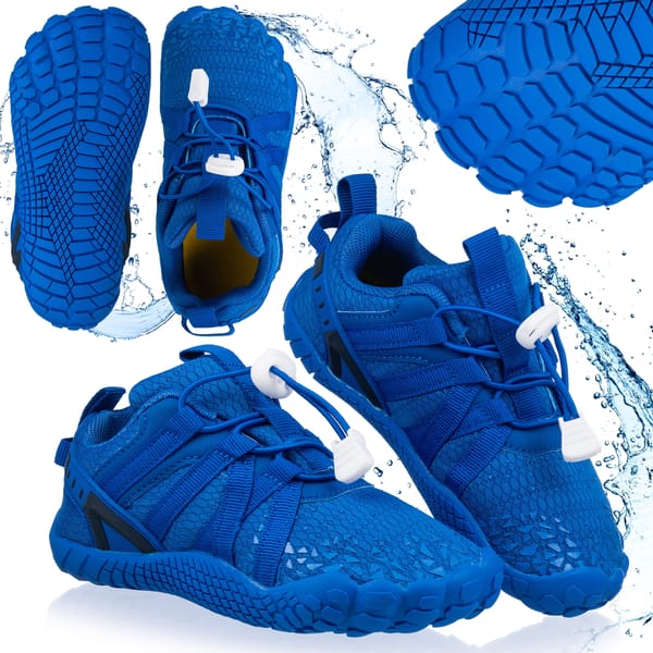 Buty do wody dla dzieci AquaTrek Junior Outtec - niebieskie