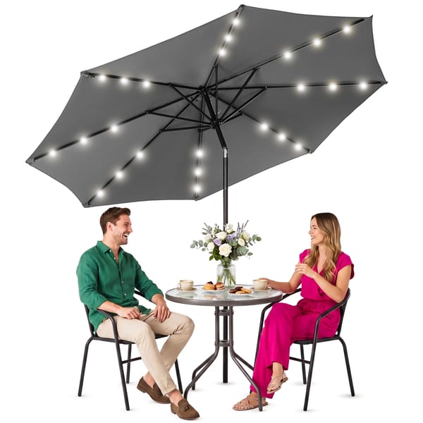Parasol ogrodowy duży Circo LED 300cm Luverno WYPRZEDAŻ