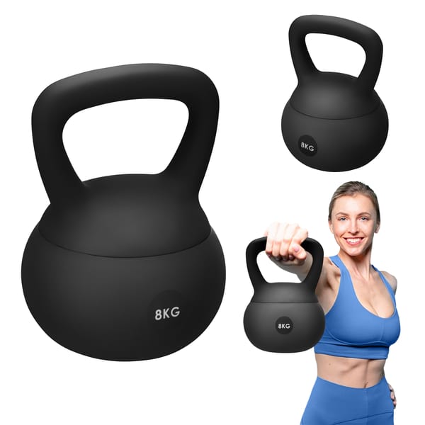Miękki kettlebell FlexLift 8kg Gymtek - 8kg black