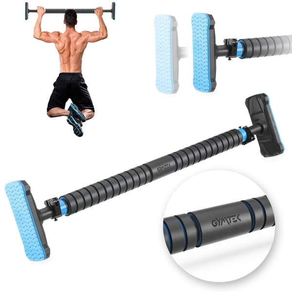 Drążek do podciągania rozporowy 70-100cm Gymtek - 70-105cm niebieski