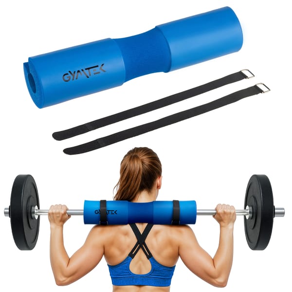 Osłona karku na gryf 45cm Gymtek - niebieska