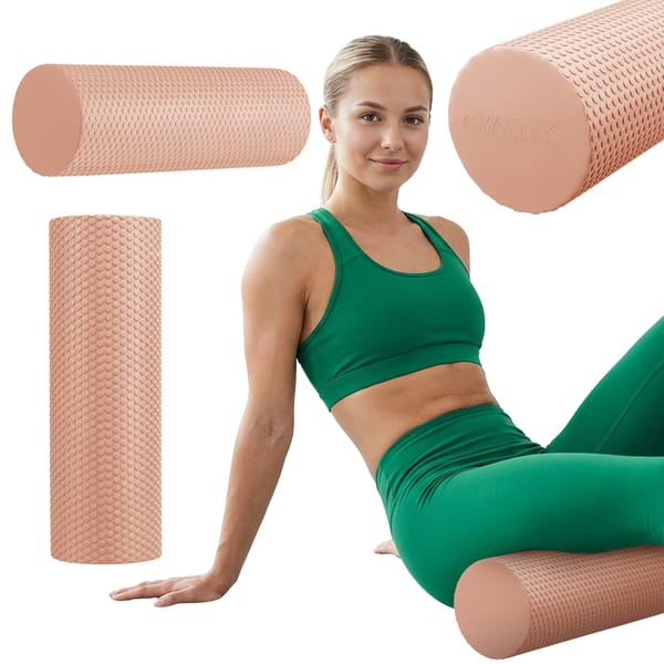Wałek, roller do masażu EVA Flow 45cm Gymtek - pink 45cm