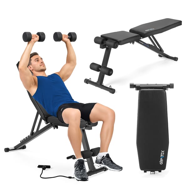 Ławka treningowa do ćwiczeń składana XL400 Gymtek