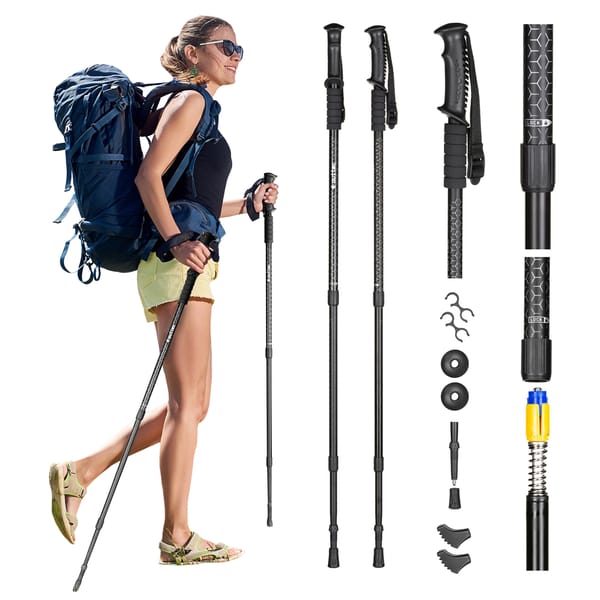 Kije nordic walking regulowane Alu 3 Sections Outtec - Alu 3 silver