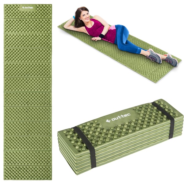 Karimata składana EVA 180x57x1cm Outtec - zielona