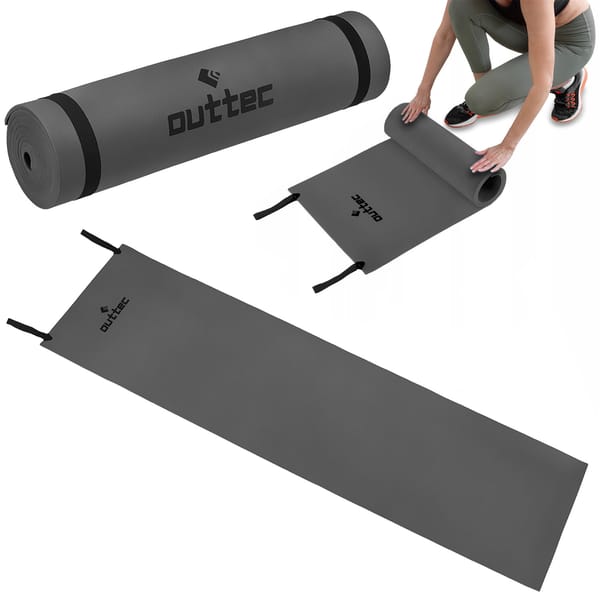Karimata 1-warstwowa EVA 180x50x0,6cm Outtec - black