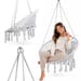 Huśtawka ogrodowa bocianie gniazdo Boho XXL Luna Luverno - grey