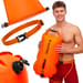 Bojka do pływania, asekuracyjna Dry Bag 28L 2w1 Outtec