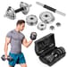 Zestaw hantli chromowanych w walizce 20kg Gymtek