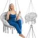 Huśtawka bocianie gniazdo boho XXL Big Pillow Luverno - grey